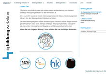 Tablet Screenshot of ig-bildung-wetzikon.ch